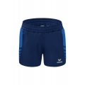 Erima Sporthose Short Six Wings Worker (100% Polyester) kurz royalblau/navyblau Damen